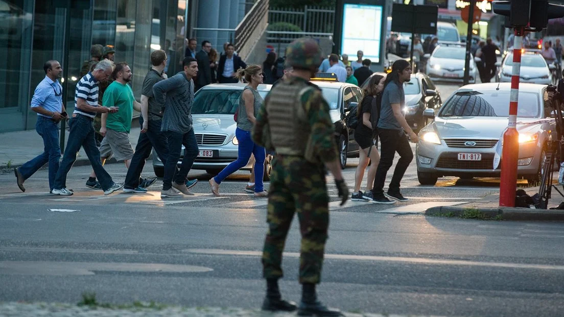 Inmediaciones de la Estación Central de Bruselas