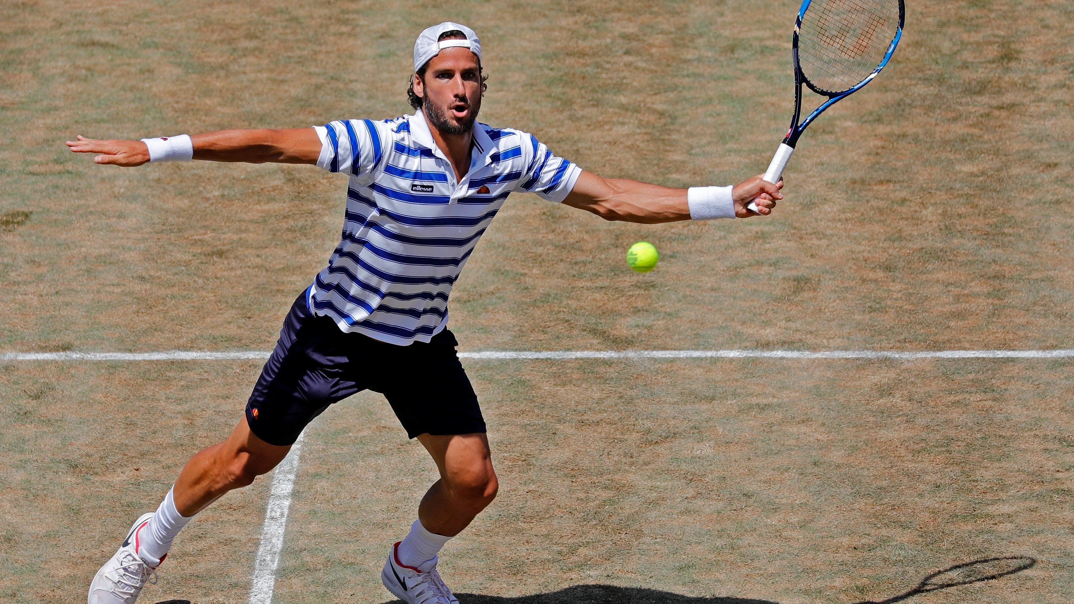 Feliciano López en el torneo de Queens