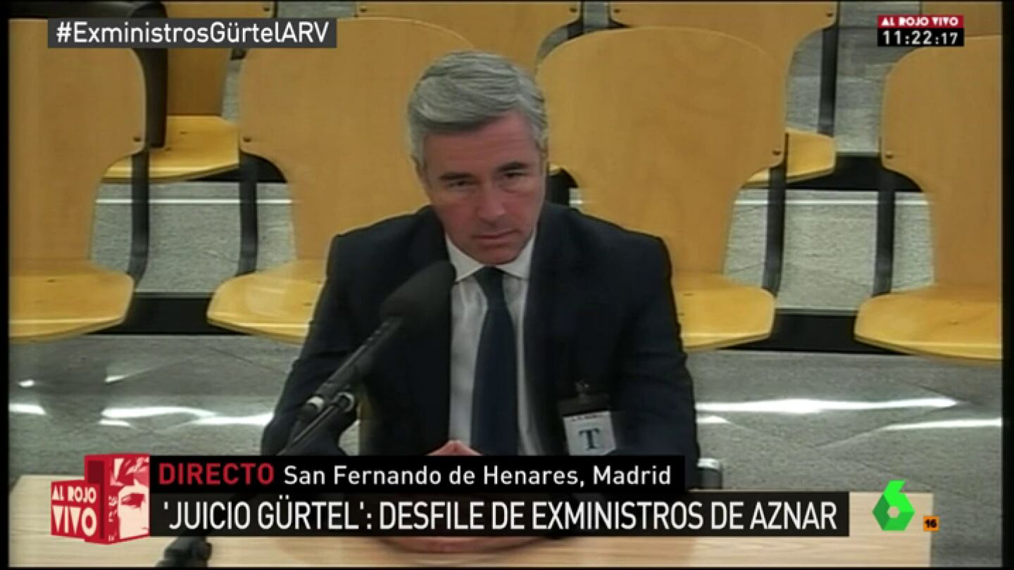 &Aacute;ngel Acebes declara en el juicio G&uuml;rtel como testigo