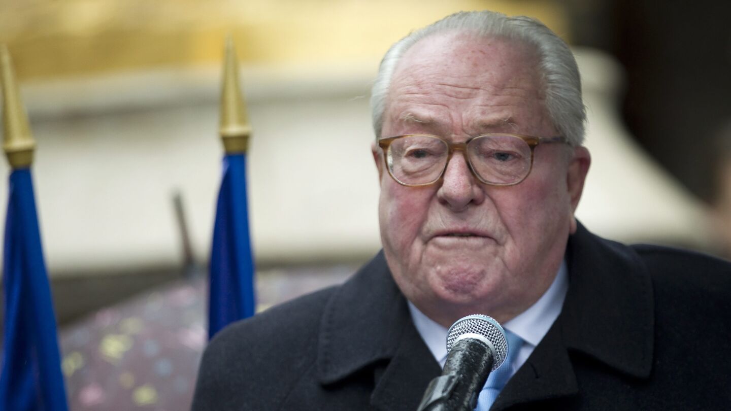 El l&iacute;der hist&oacute;rico de la extrema derecha francesa, Jean-Marie Le Pen