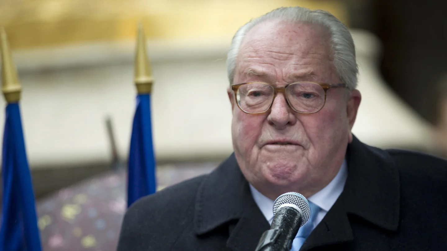 El líder histórico de la extrema derecha francesa, Jean-Marie Le Pen El líder histórico de la extrema derecha francesa, Jean-Marie Le Pen