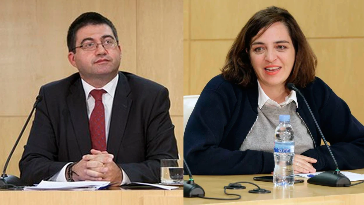 Carlos Sánchez Mato y Celia Mayer Carlos Sánchez Mato y Celia Mayer