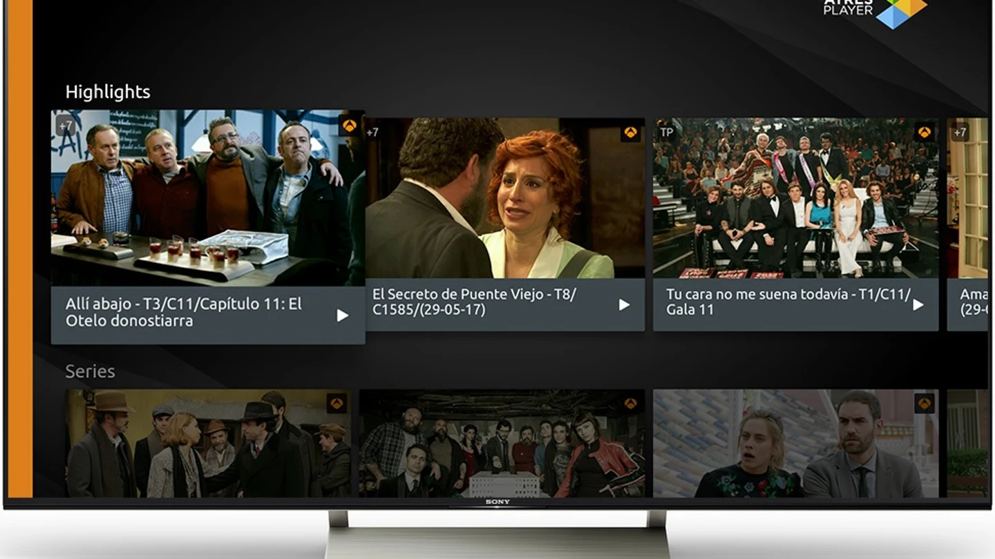 Atresplayer, ya disponible en los televisores con sistema operativo Android TV Atresplayer, ya disponible en los televisores con sistema operativo Android TV