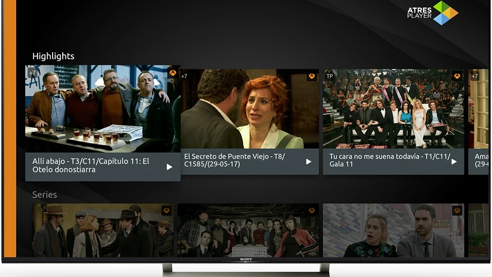 Atresplayer, ya disponible en los televisores con sistema operativo Android TV