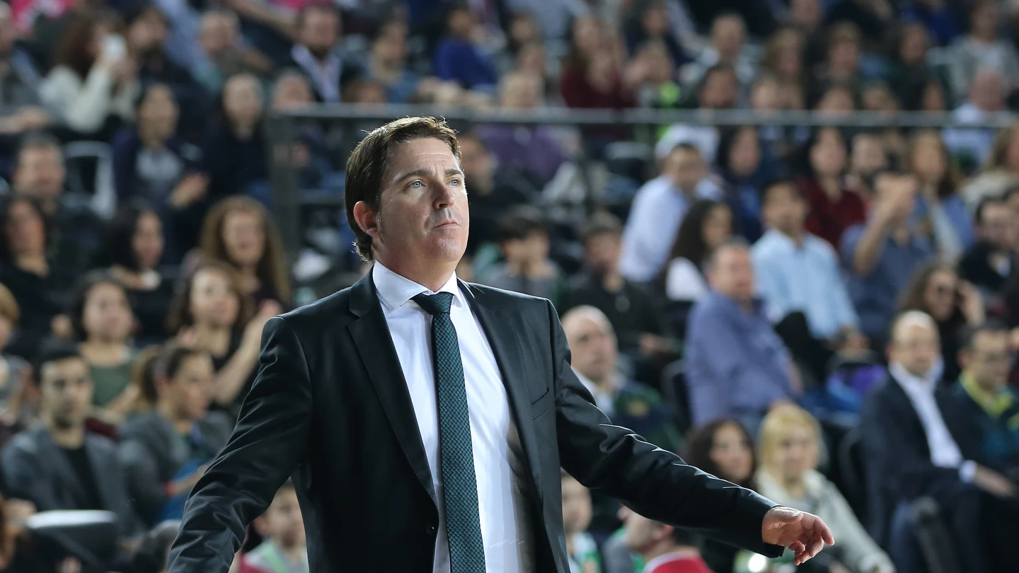 Xavi Pascual, en un partido de la Euroliga con Panathinaikos Xavi Pascual, en un partido de la Euroliga con Panathinaikos