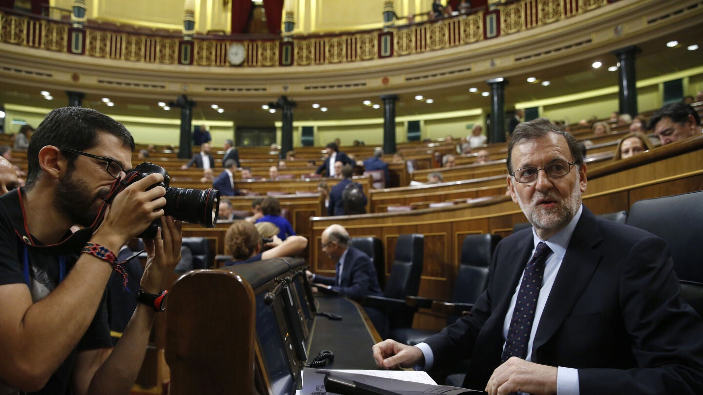 Mariano Rajoy en el Congreso de los Diputados