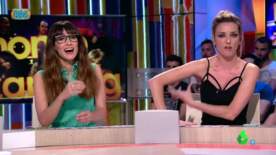 Anna Simon y Ana Morgade en Zapeando Anna Simon y Ana Morgade en Zapeando