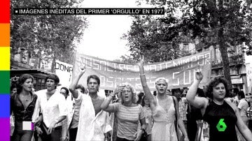 Primera manifestación del Orgullo LGTBI en España, en 1977