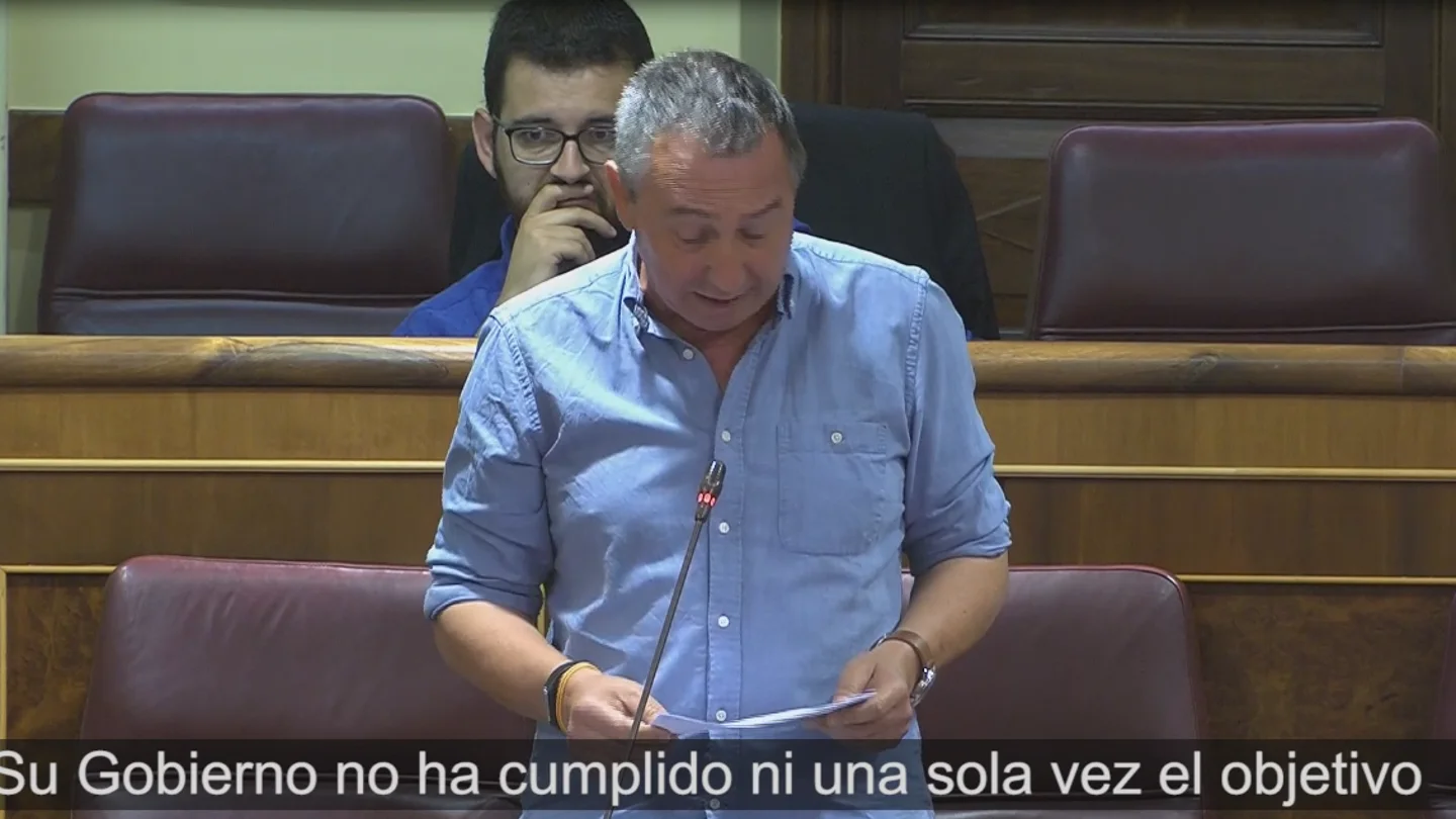 Joan Baldoví, portavoz de Compromís Joan Baldoví, portavoz de Compromís
