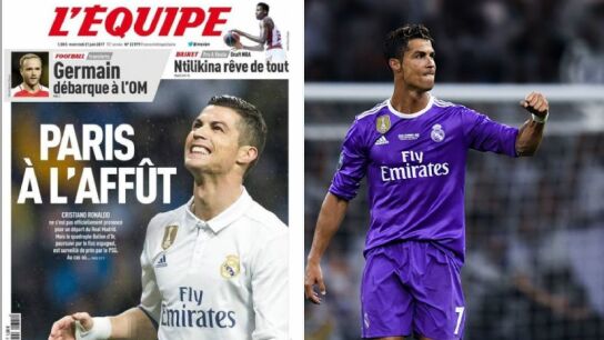 Cristiano Ronaldo, objetivo del PSG