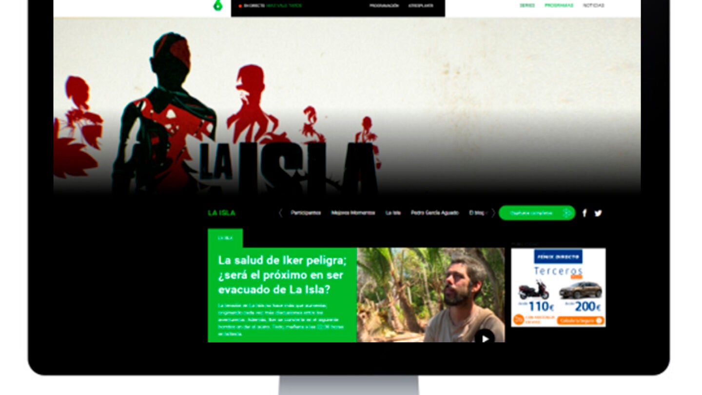 Imagen del site de La Isla en laSexta
