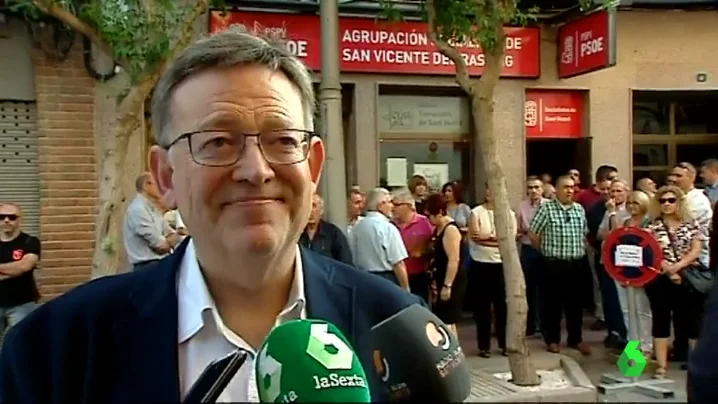 Ximo Puig ante los medios