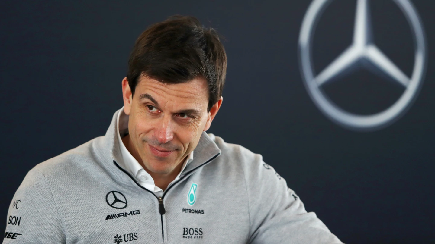 Toto Wolff, durante una rueda de prensa de Mercedes Toto Wolff, durante una rueda de prensa de Mercedes