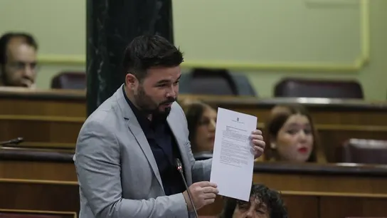 El portavoz de ERC, Gabriel Rufián El portavoz de ERC, Gabriel Rufián