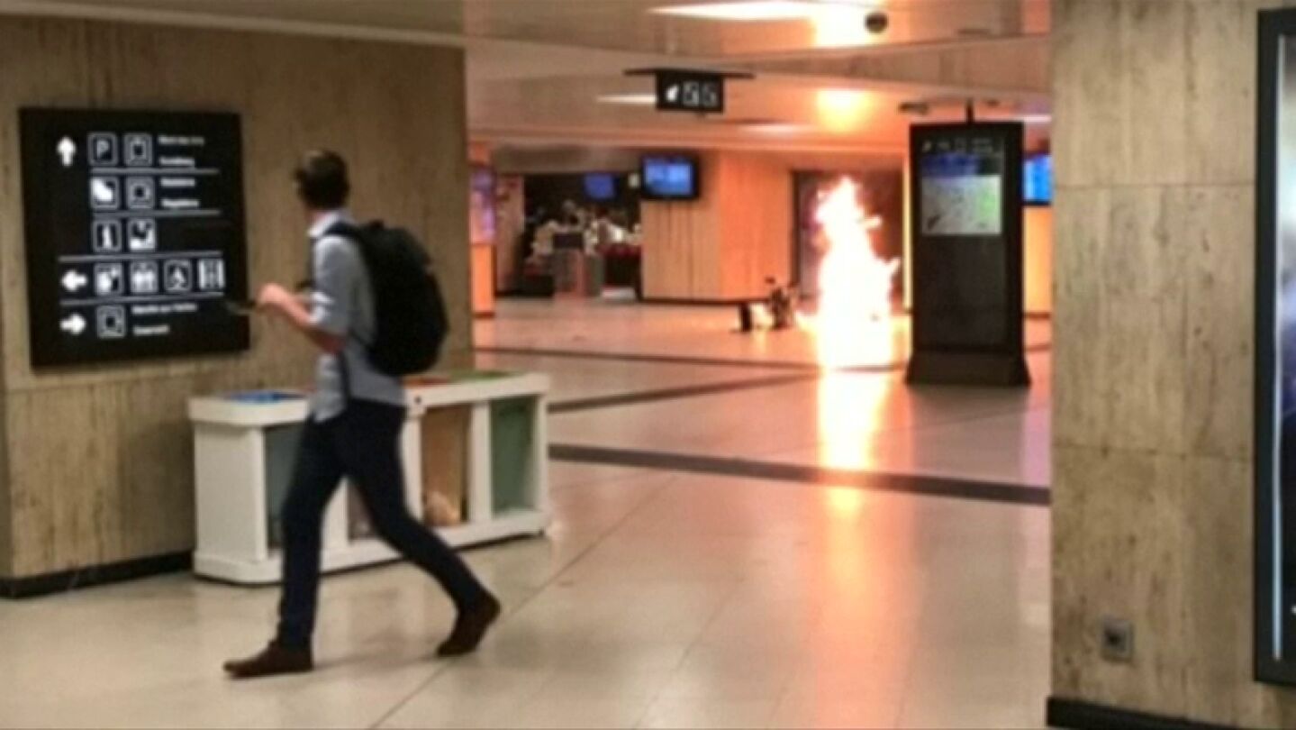As&iacute; fue la explosi&oacute;n en la Estaci&oacute;n Central que pudo provocar una nueva tragedia en Bruselas