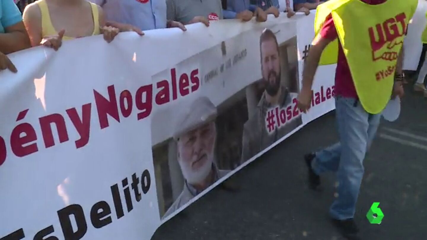 Sindicalistas para los que piden penas de prisi&oacute;n