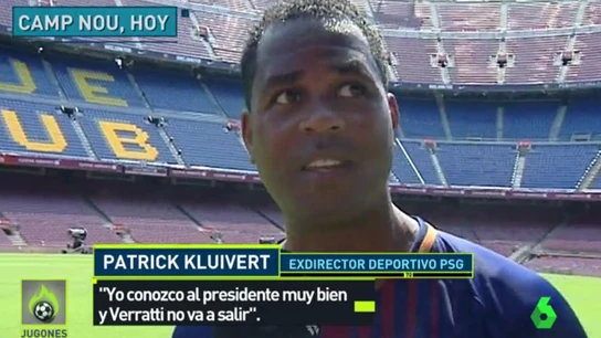 Patrick Kluivert, exjugador del Barcelona Patrick Kluivert, exjugador del Barcelona