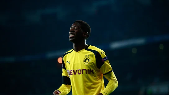 Dembélé, durante un partido con el Dortmund Dembélé, durante un partido con el Dortmund