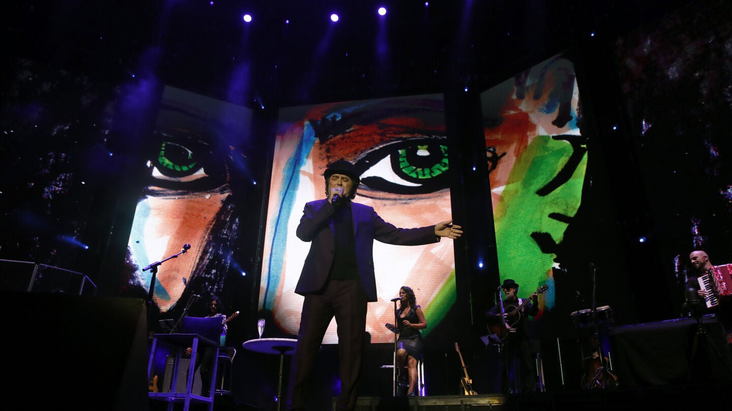 Joaqu&iacute;n Sabina, en su concierto en el WiZink Center