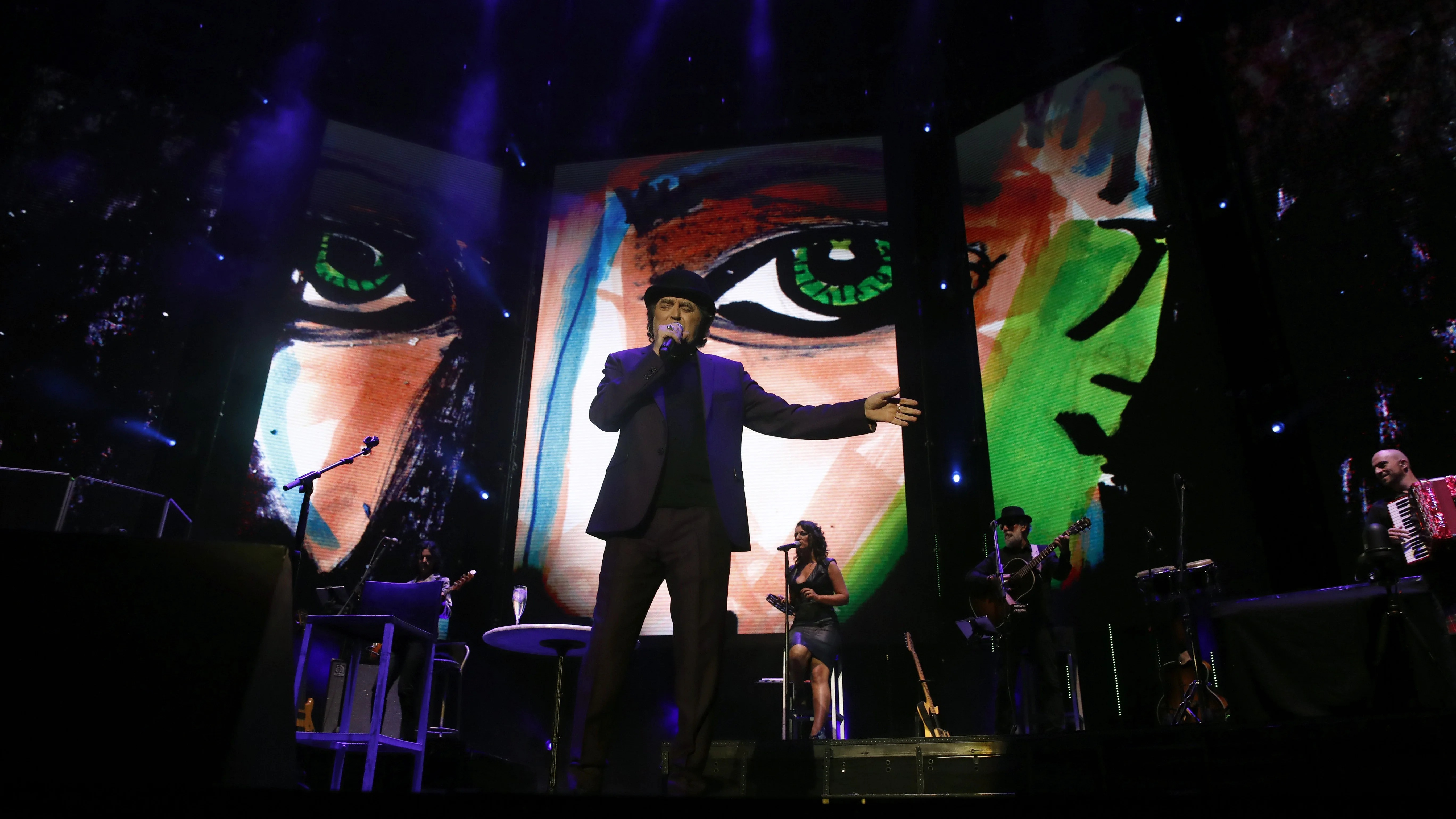 Joaquín Sabina, en su concierto en el WiZink Center