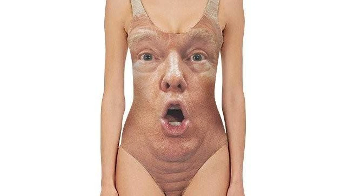 Bañador con la cara de Donald Trump Bañador con la cara de Donald Trump