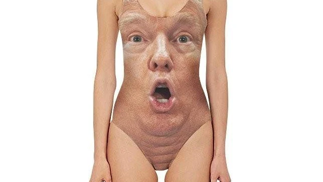 Bañador con la cara de Donald Trump Bañador con la cara de Donald Trump