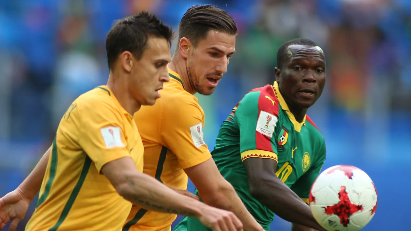 Aboubakar dispara a puerta ante la oposición australiana Aboubakar dispara a puerta ante la oposición australiana