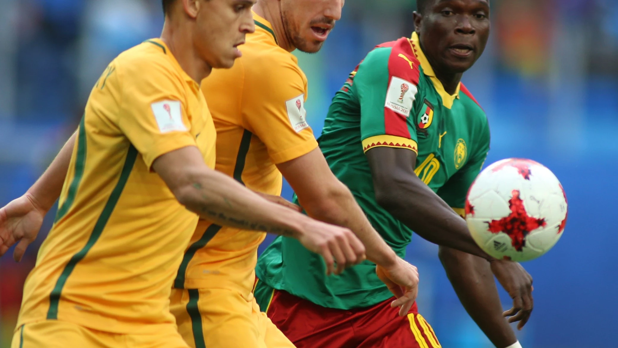 Aboubakar dispara a puerta ante la oposición australiana Aboubakar dispara a puerta ante la oposición australiana