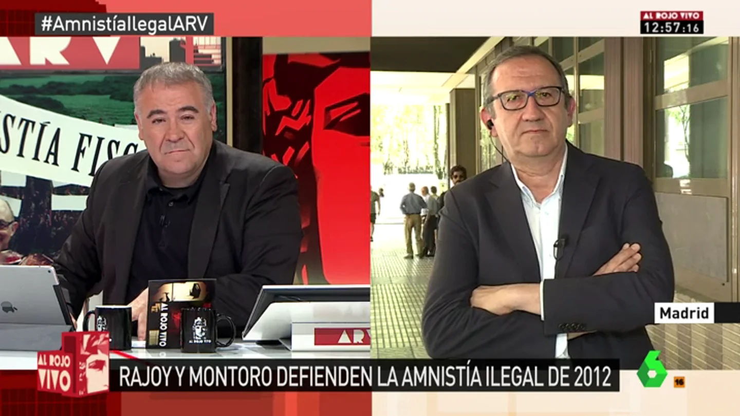 Carlos Cruzado, durante su entrevista en Al Rojo Vivo Carlos Cruzado, durante su entrevista en Al Rojo Vivo