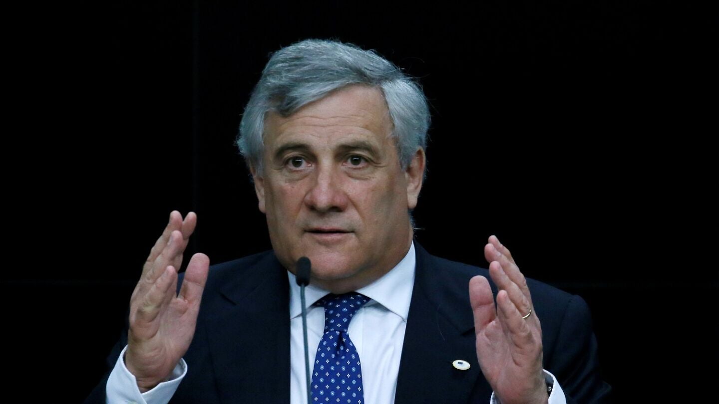 El presidente del Parlamento Europeo, Antonio Tajani