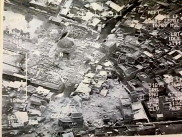 Imágenes de la mezquita de Mosul destruida Imágenes de la mezquita de Mosul destruida