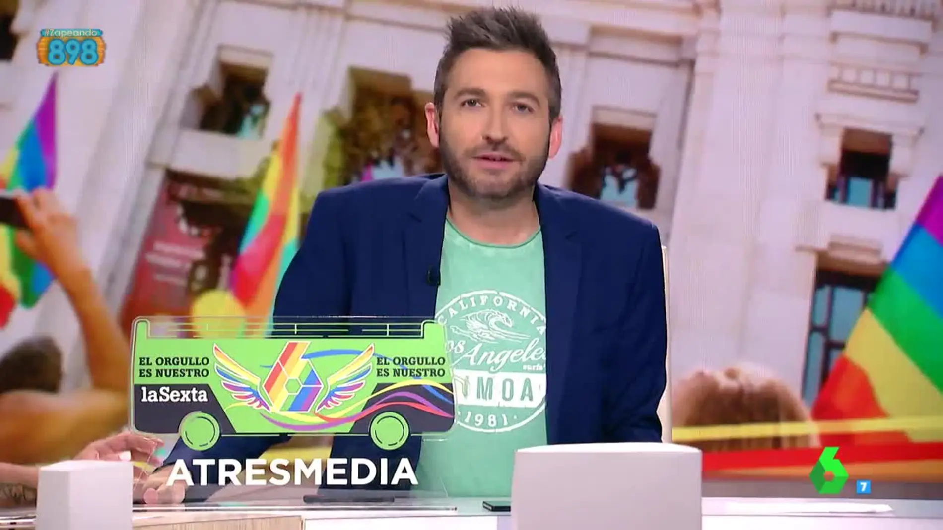 Zapeando celebra el World Pride 2017 con la mini-caravana LGTBI de laSexta