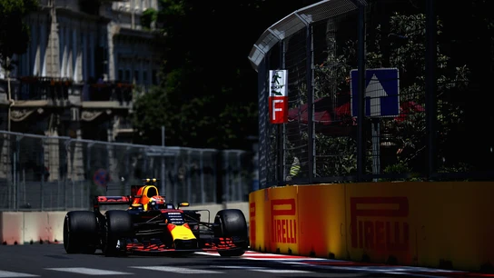 Max Verstappen, en el trazado de Bakú Max Verstappen, en el trazado de Bakú