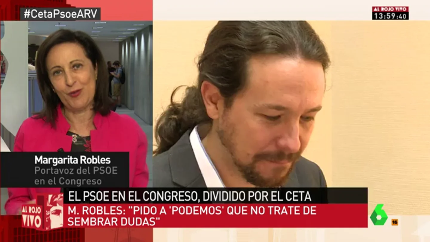 Margarita Robles, portavoz del PSOE en el Congreso Margarita Robles, portavoz del PSOE en el Congreso