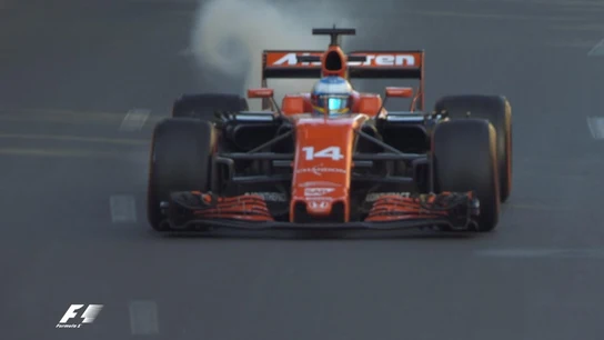 Avería del McLaren Honda de Alonso en Bakú Avería del McLaren Honda de Alonso en Bakú