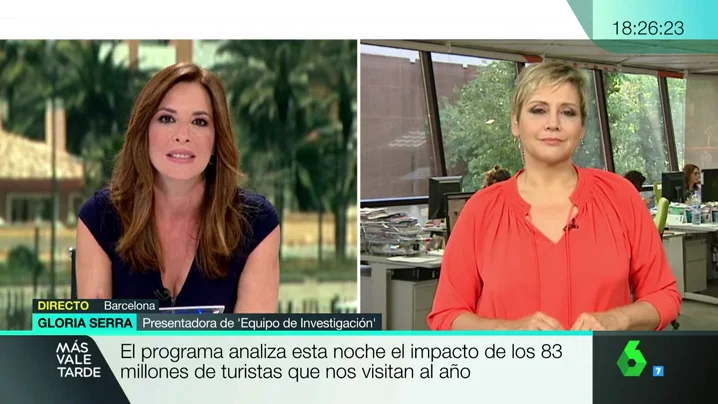 Mamen Mendizabal y Gloria Serra en MVT Mamen Mendizabal y Gloria Serra en MVT