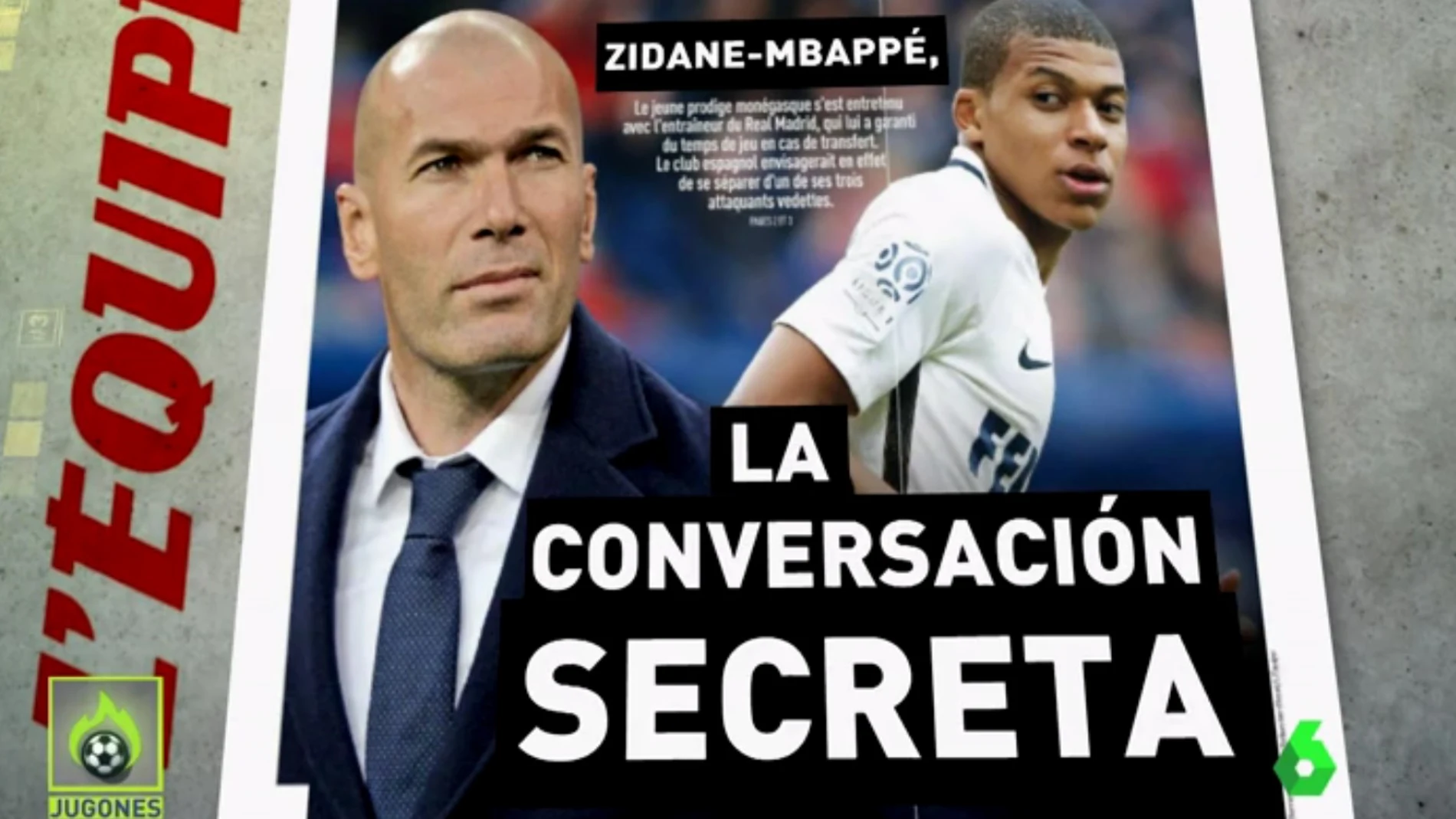 La conversación Zidane-Mbappé desvelada por L'Equipe