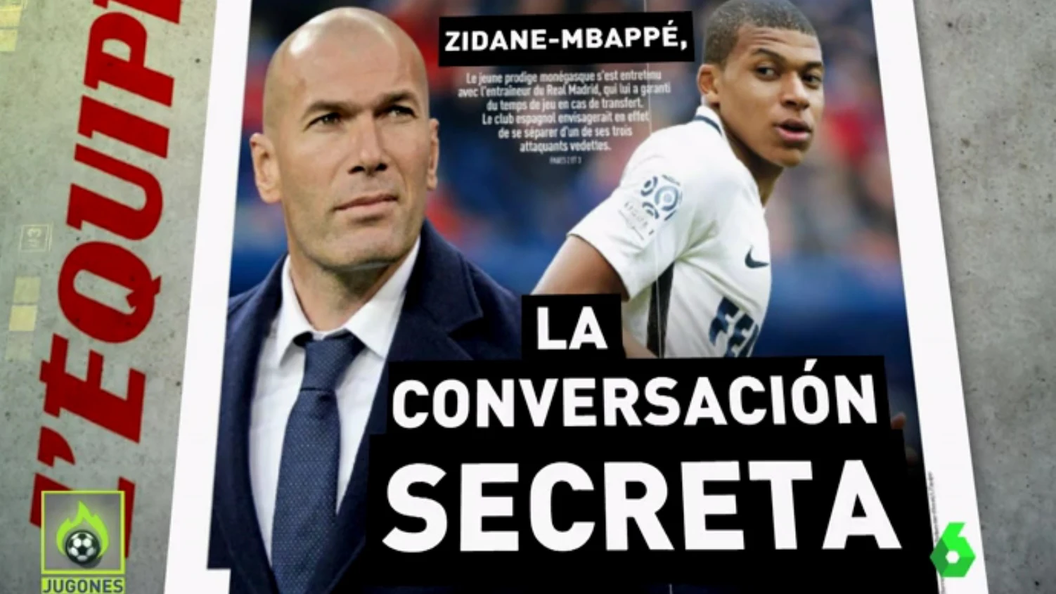 La conversación Zidane-Mbappé desvelada por L'Equipe