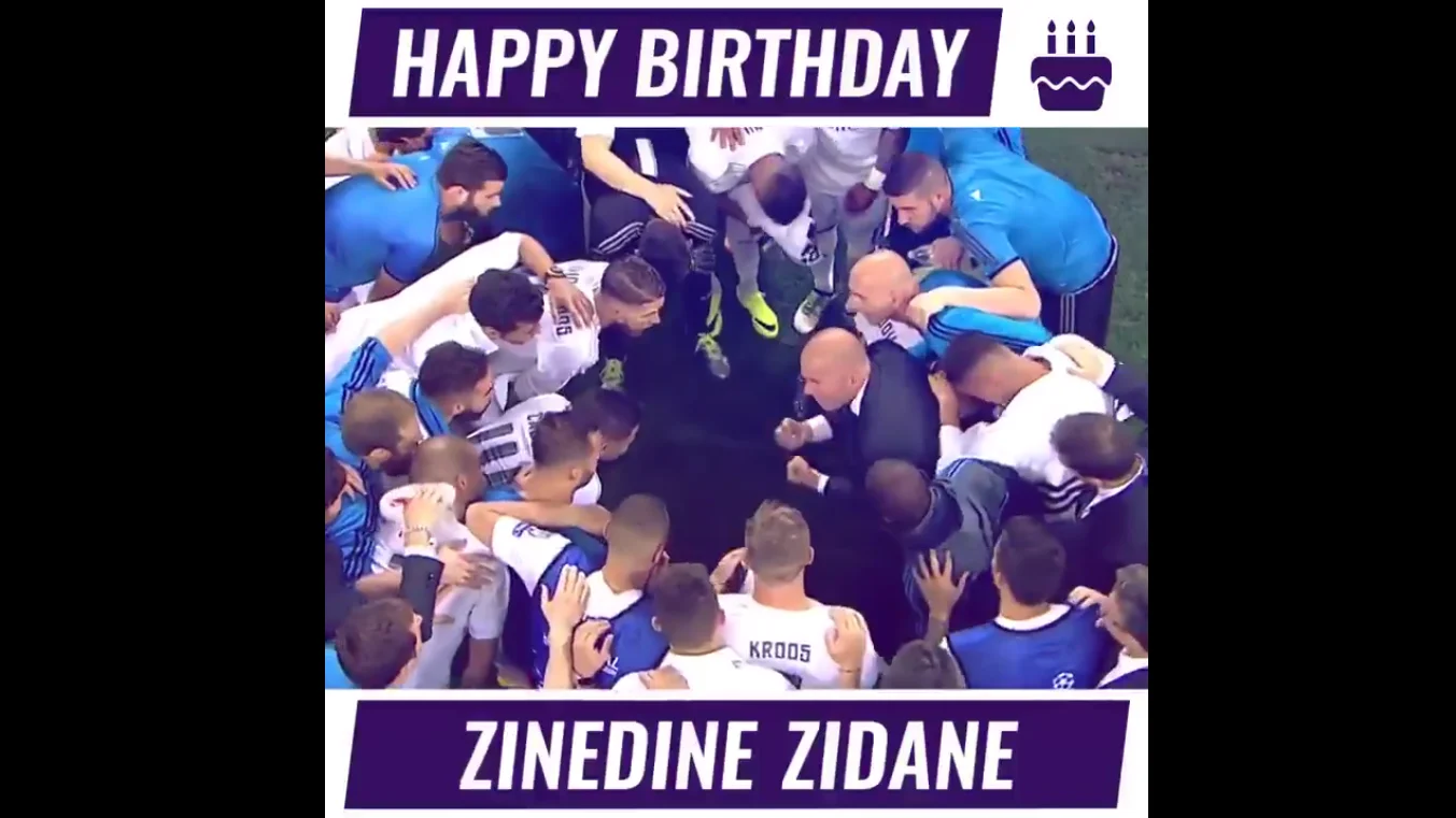 La felicitaci&oacute;n del Madrid a Zidane