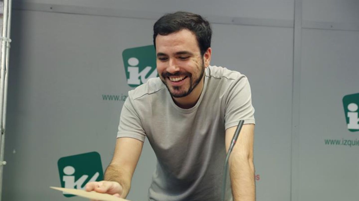 El l&iacute;der de Izquierda Unida, Alberto Garz&oacute;n
