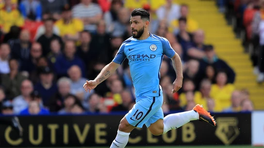 Kun Agüero, en un partido del Manchester City Kun Agüero, en un partido del Manchester City