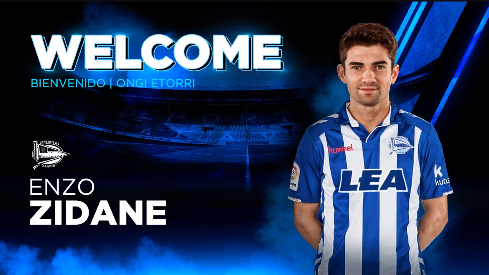 Enzo Zidane, nuevo jugador del Alav&eacute;s