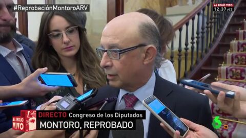 Cristóbal Montoro, tras su reprobación
