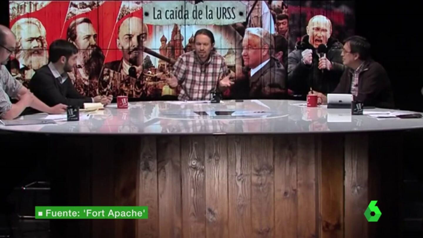 Pablo Iglesias, en el programa Fort Apache