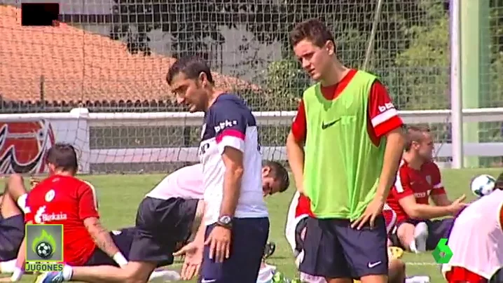 Ander Herrera y Ernesto Valverde Ander Herrera y Ernesto Valverde