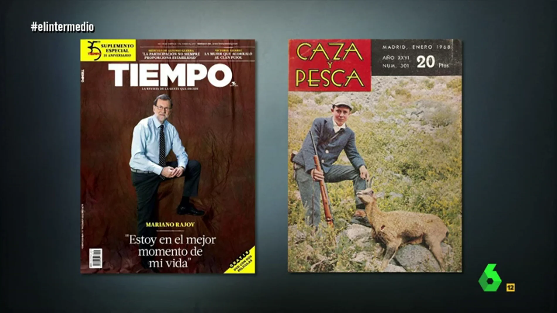 Mariano Rajoy posando en revistas de tendencias