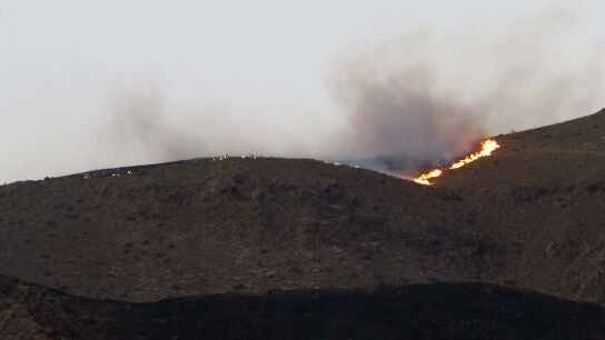 Incendio en Cabo de Gata