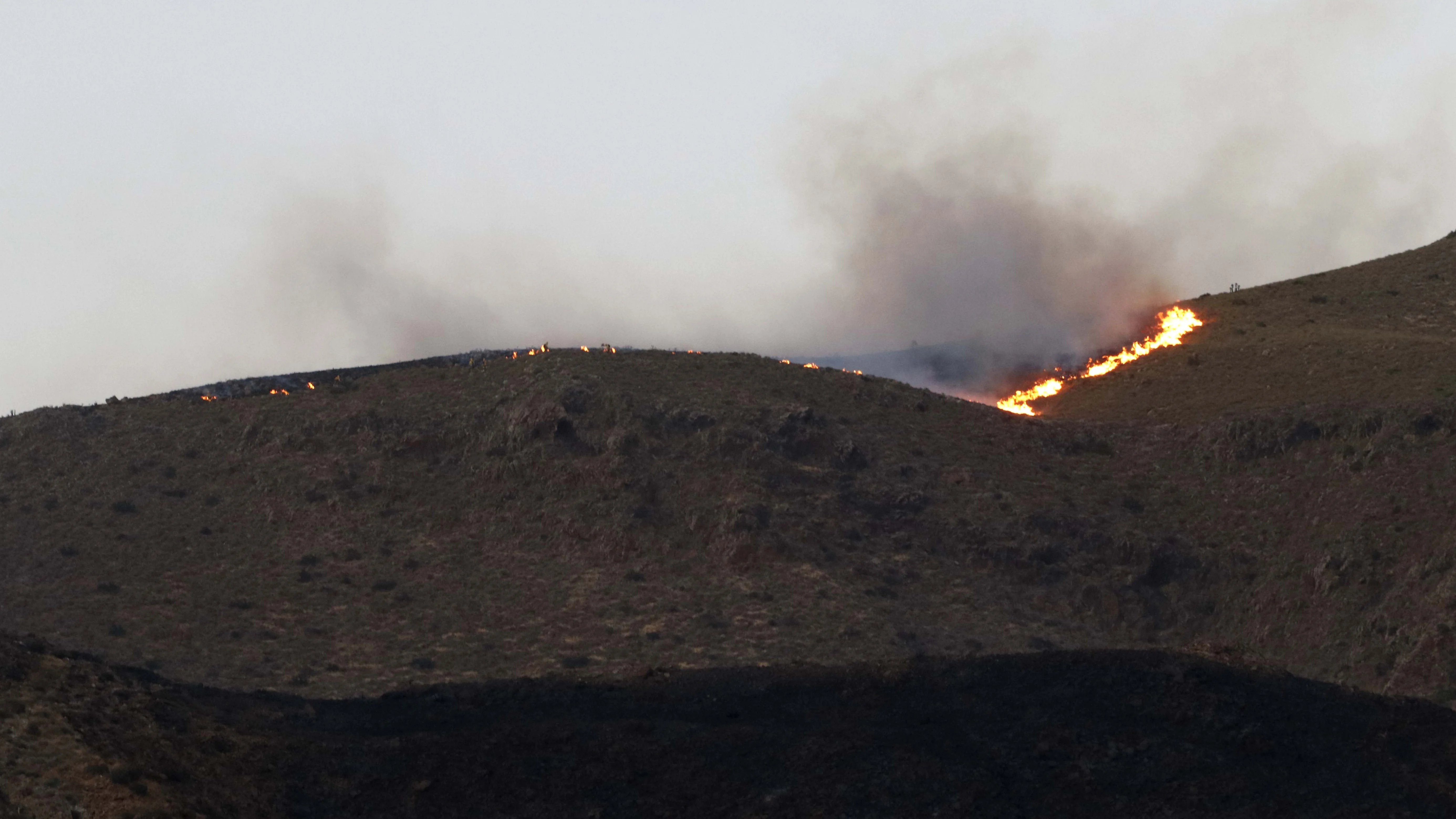 Incendio en Cabo de Gata