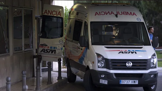 Una ambulancia en Málaga Una ambulancia en Málaga