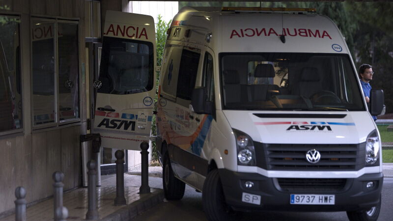 Una ambulancia en Málaga